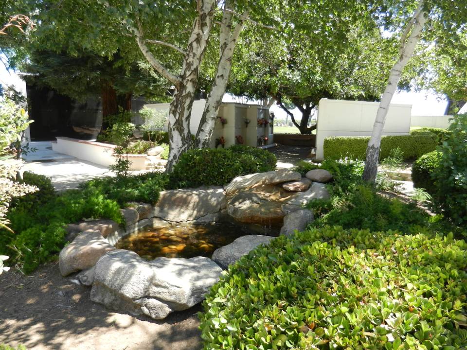 Water Feature at Calvary Cemetery